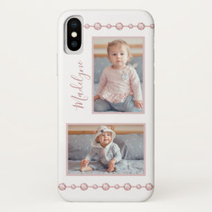 Case-Mate iPhone Case Rose rose Rhinestone Nom Photo