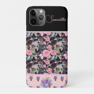 Case-Mate iPhone Case Rose rose Rose Aquarelle Vintage personnalisable