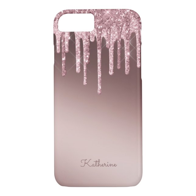 Coques Case-Mate iPhone Rose rose rose rousse Parties scintillant violet é (Dos)