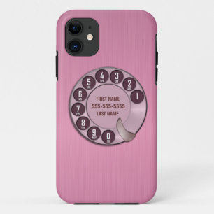 Case-Mate iPhone Case Rose rotatoire de téléphone de vieille école