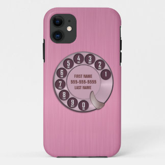 Case-Mate iPhone Case Rose rotatoire de téléphone de vieille école