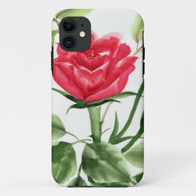 Coques Case-Mate iPhone Rose rouge (Dos)