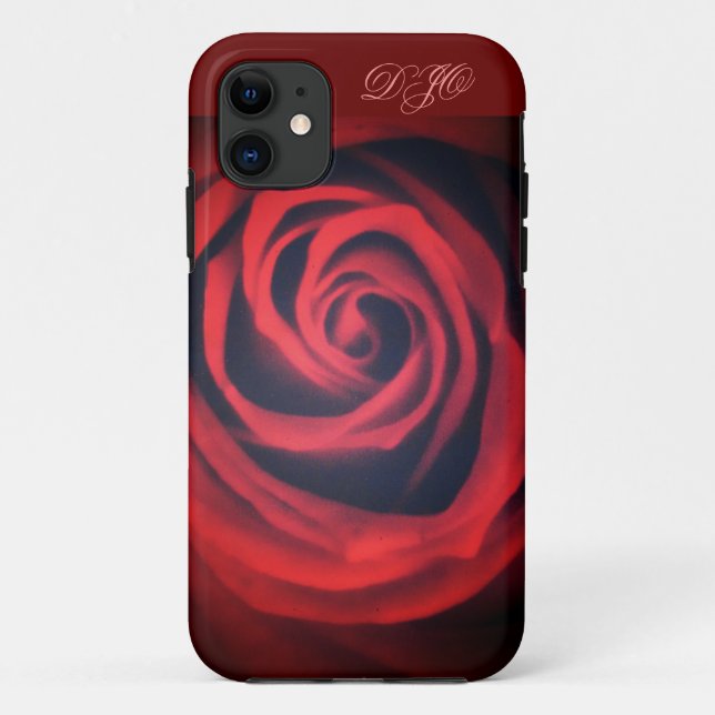 Coques Case-Mate iPhone Rose rouge de près (Dos)