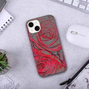 Coque Case-Mate iPhone Rose rouge moderne