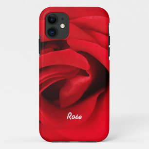 Etui iPhone Case-Mate Rose rouge personnalisée