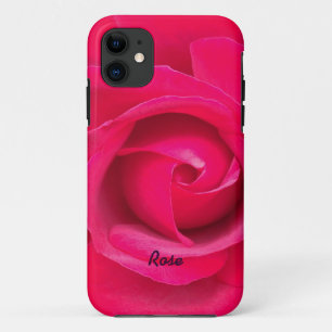Coque Case-Mate Pour iPhone Rose rouge romantique Personnalisé
