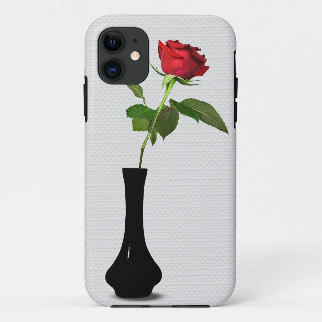 Coques Case-Mate iPhone Rose rouge simple (Dos)