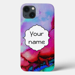 Case-Mate iPhone Case Rose rouge violet vert