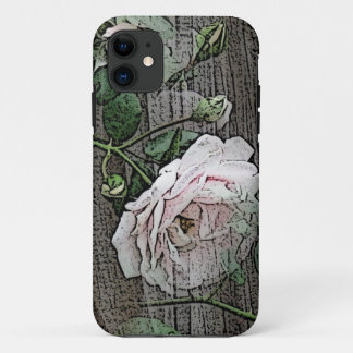 Case-Mate iPhone Case Rose sur bois Patiné