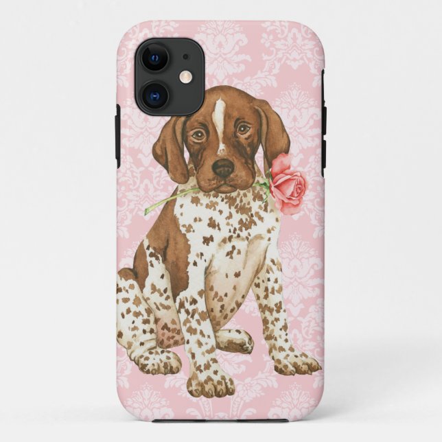 Coques Case-Mate iPhone Rose Valentine GSP (Dos)