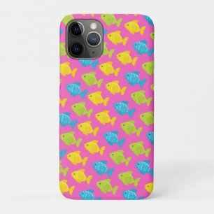 Case-Mate iPhone Case Rose Vert Jaune Bleu Poisson Mer Animaux Été