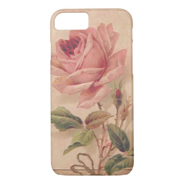 Coques Case-Mate iPhone Rose victorien français de rose (Dos)
