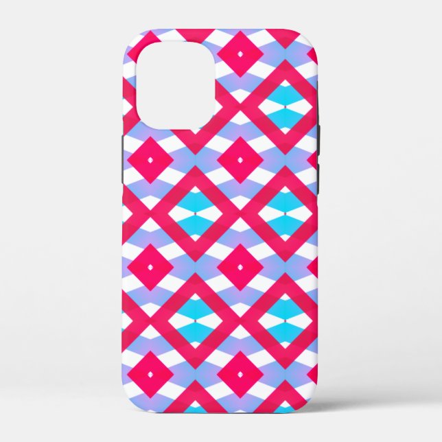 Coques Case-Mate iPhone rose, violet, diamant bleu (Verso)
