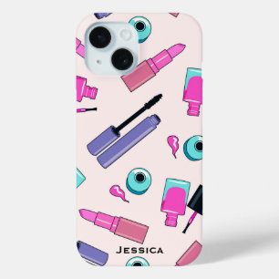 Coque Case-Mate iPhone Rose violet maquiller Cosmétique Motif Personnalis