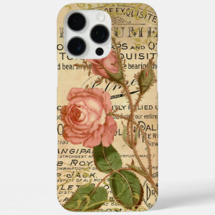 Coque iPhone 16 Pro Max Roses Antiques Françaises