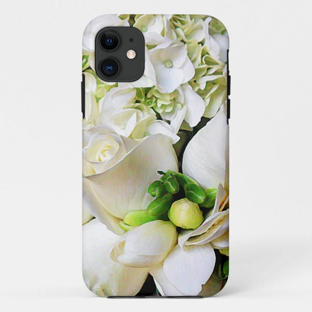 Coques Case-Mate iPhone Roses blanches, Roses d'amour_ (Dos)