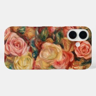 Coque Pour iPhone 16 Roses dans un vase par Pierre Renoir, Beaux-arts a