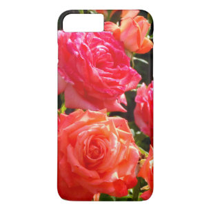 Coque iPhone 7 Plus Roses de corail romantique