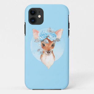 Coque Case-Mate Pour iPhone Roses de la faune et du bleu