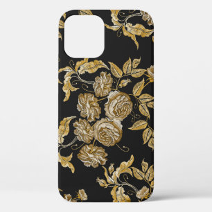 Case-Mate iPhone Case Roses d'or : Motif de broderie Vintage