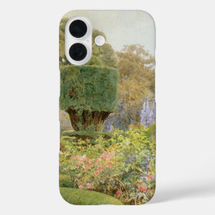 Coques iPhone 16 Roses et Œillets d'Elgood, Jardin Anglais Vintage
