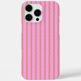 Coque iPhone 16 Pro Max Roses géométriques roses chic Géostripes