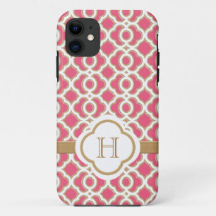 Etui iPhone Case-Mate Roses indien décorées d'un monogramme et Marocai