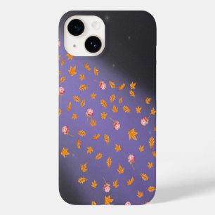 Coque Case-Mate iPhone Roses lune et feuilles d'automne