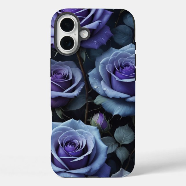 Coques Case-Mate iPhone Roses Rêve Pourpre  (Verso)