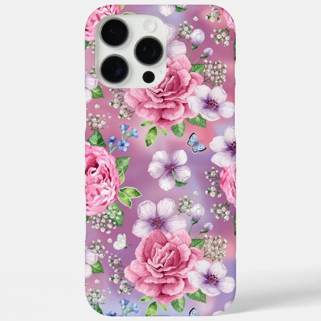 Coques Case-Mate iPhone Roses roses (Verso)
