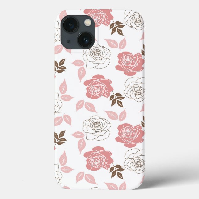 Coques Case-Mate iPhone Roses roses (Verso)