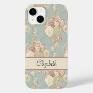 Coque Case-Mate iPhone Roses roses blush rose et blanc personnalisées sur