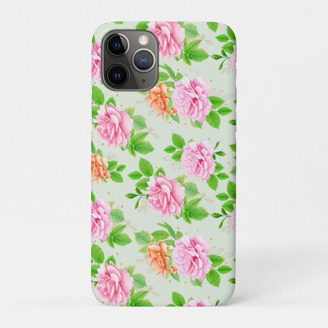 Coques Case-Mate iPhone Roses roses florales Motif-2367 (Dos)