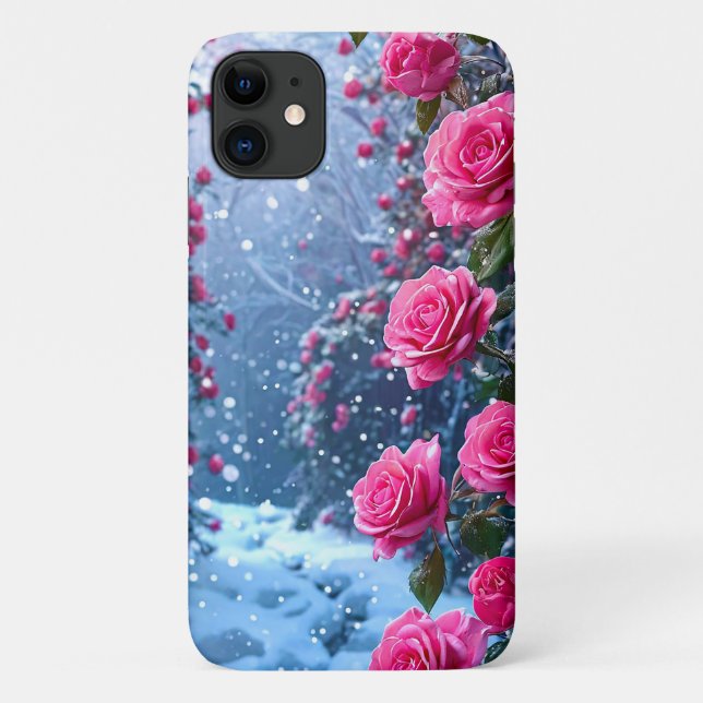 Coques Case-Mate iPhone Roses roses luxueuses botanique féminine (Dos)