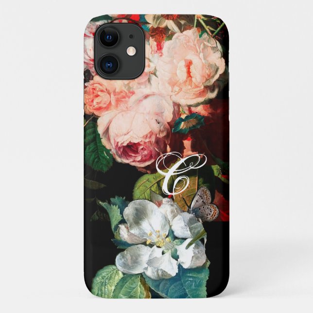 COQUES Case-Mate iPhone ROSES ROSES ROSES, BOUTEILLE, MONOGRAMME FLEURIER  (Dos)