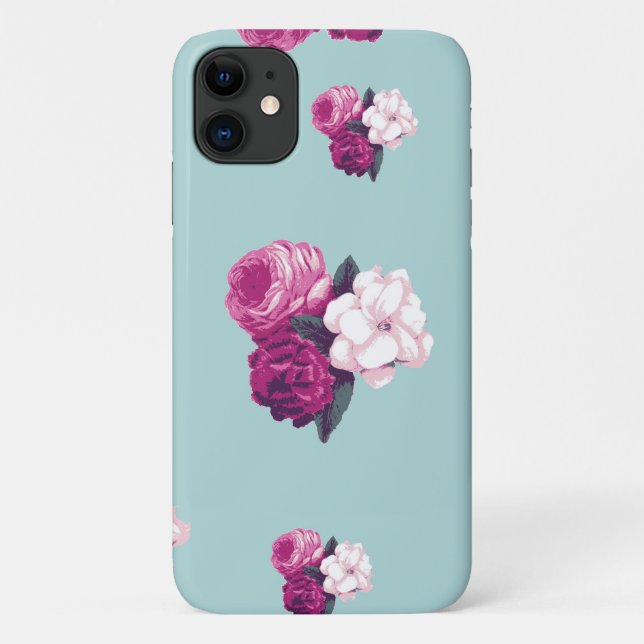 Coques Case-Mate iPhone Roses Roses Roses Roses Roses Blanches, Motif De F (Dos)