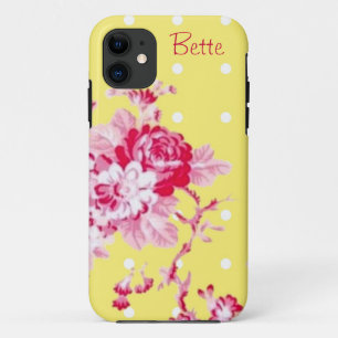 Coque Case-Mate Pour iPhone Roses roses Sur Jaune
