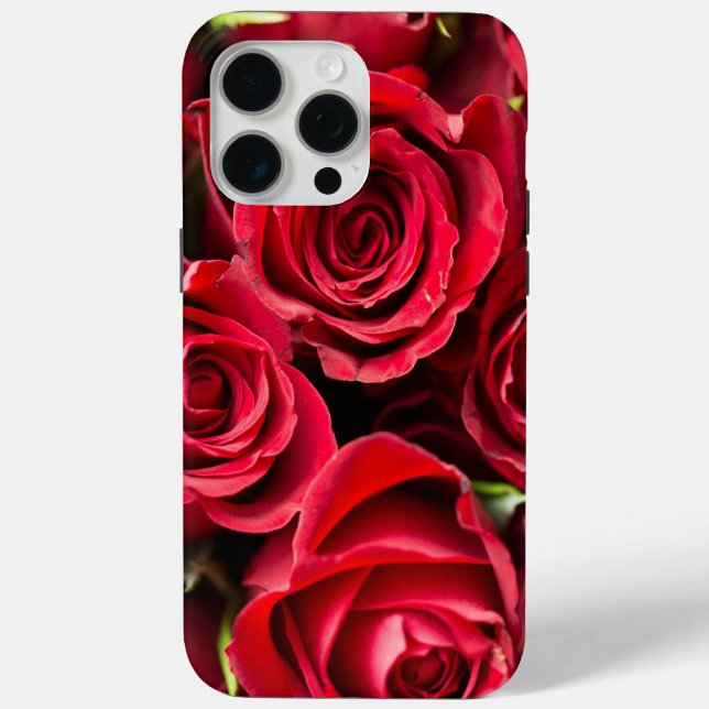 Coques Case-Mate iPhone Roses rouges (Verso)