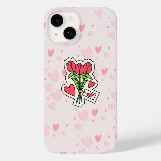 COQUES Case-Mate iPhone ROSES ROUGES DANS VOTRE CAS TÉLÉPHONIQUE (Verso)