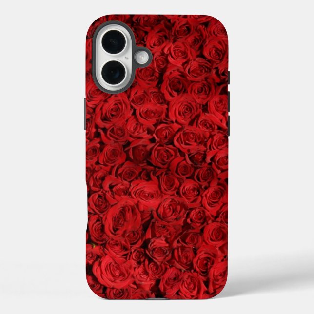 Coques Case-Mate iPhone Roses rouges - photo de près (Verso)