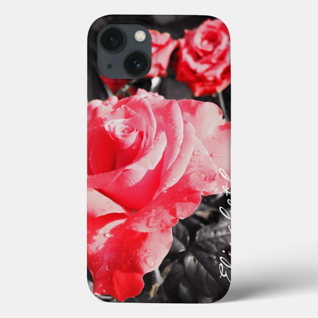 Coques Case-Mate iPhone Roses rouges romantiques (Verso)