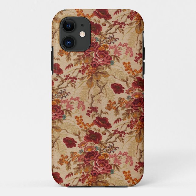 Coques Case-Mate iPhone Roses rouges vintages romantiques (Dos)