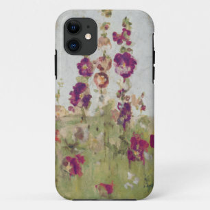 Coque iPhone 11 Roses trémière par la mer