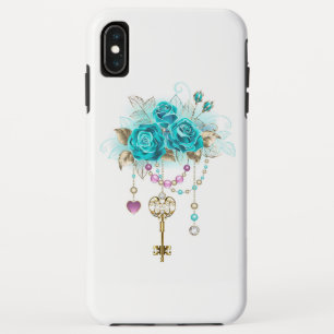 Case-Mate iPhone Case Roses turquoise avec touches