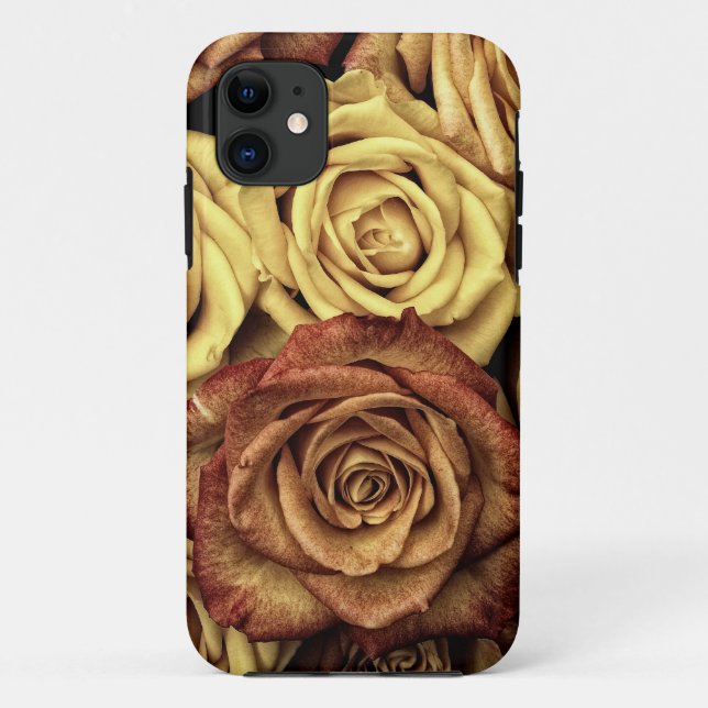 Coques Case-Mate iPhone roses vintages (Dos)
