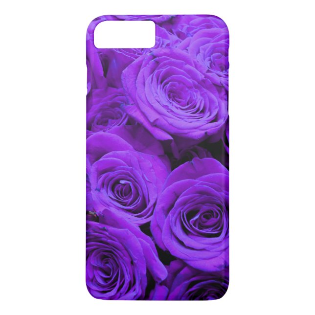 Coques Case-Mate iPhone roses violet romantique, joli bouquet de rose (Dos)