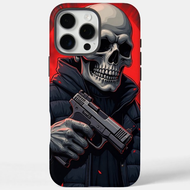 Coques Case-Mate iPhone RoseSkull (Verso)