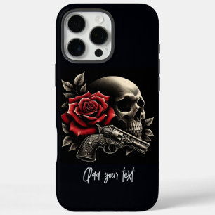 Coque iPhone 16 Pro Max RoseSkull