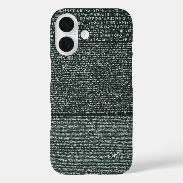 Coques Case-Mate iPhone Rosetta Stone hiéroglyphes égyptiens anciens  (Verso)