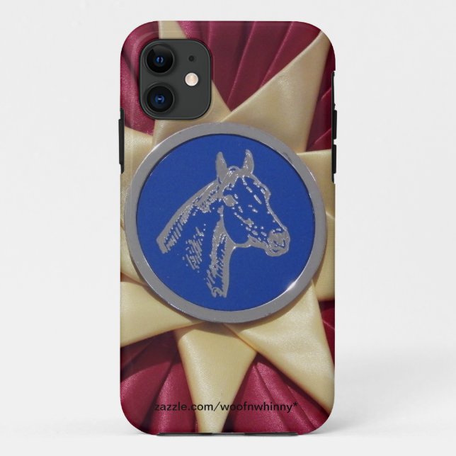 Coques Case-Mate iPhone Rosette du spectacle de chevaux (Dos)